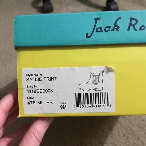 Jack Rogers Sallie Print rain boots - Picture 7 of 7